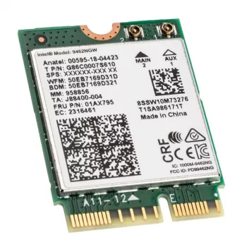 Intel Dual-Band Wireless-AC 9462, WLAN + Bluetooth 5.1-adapter - M.2/A-E-key, CNVi