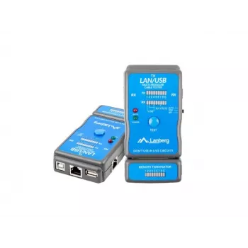 Lanberg NT-0403 netwerkkabeltester PoE-tester blauw