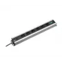 Bachmann 300.008 stroomverlenging 2 m 6 stopcontacten zwart, grijs