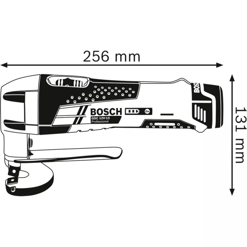Bosch GSC 12V-13 PROFESSIONAL accu plaatsschaar 3600 spm