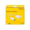 Adapter DisplayPort 1.2 stekker naar VGA bus DeLOCK 61007