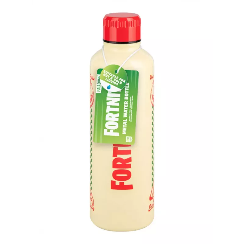 Sportdrinkfles Paladone Fortnite Metal PP14736FO 500 ml, metaalfinish, schroefdop