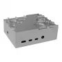 Akasa aluminium behuizing voor Raspberry Pi 4B met thermal-kit - zilver (A-RA09-M1S)