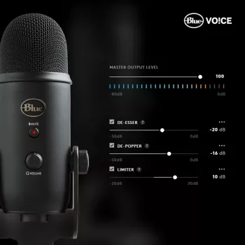 Blue Microphones Yeti microfoon USB Blackout