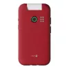 Feature-Phone Doro Leva E22 Klaptelefoon, 2,8 inch (7,11 cm) display, Single SIM, 0,3 MP camera, 1150 mAh, 127,8 g, rood/wit