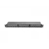 Patchpanel 1U LANBERG PPS5-1024-B — 24-poorts RJ-45 Cat5, metaal, zwart, rackmontage