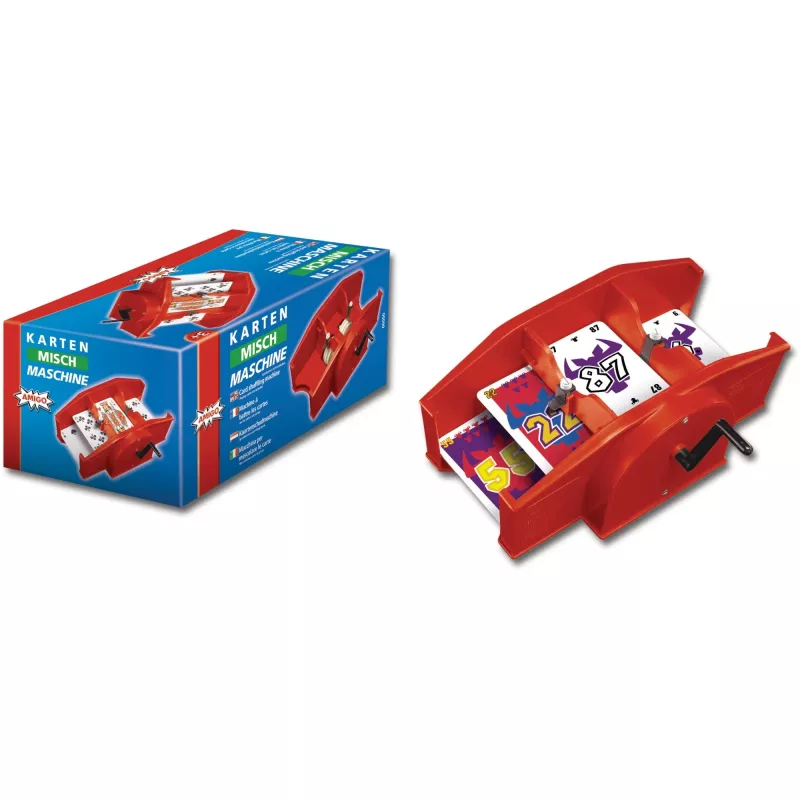 Kaartenschudmachine (rood)