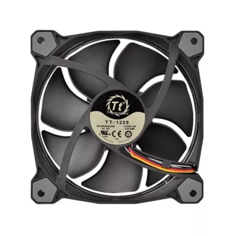 Thermaltake Riing 14 LED 256 Color CL-F043-PL14SW-B behuizingventilatoren 140 mm, 3-pack, 600–1400 rpm, 4-pins