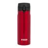 Thermosfles NOVEEN TB825 400 ml – geïsoleerde RVS drinkbeker, rood