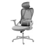 Gamingstoel huzaro Combat 2.7 — ergonomische stoffen gamestoel, grijs, mesh rugleuning, in hoogte verstelbaar, kantelmechanisme, max. 120 kg