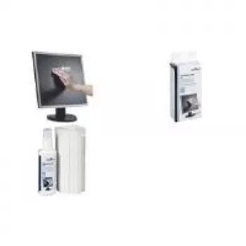 Apparaatreinigingsset met natte/droge doekjes & vloeistof Durable SCREENCLEAN set