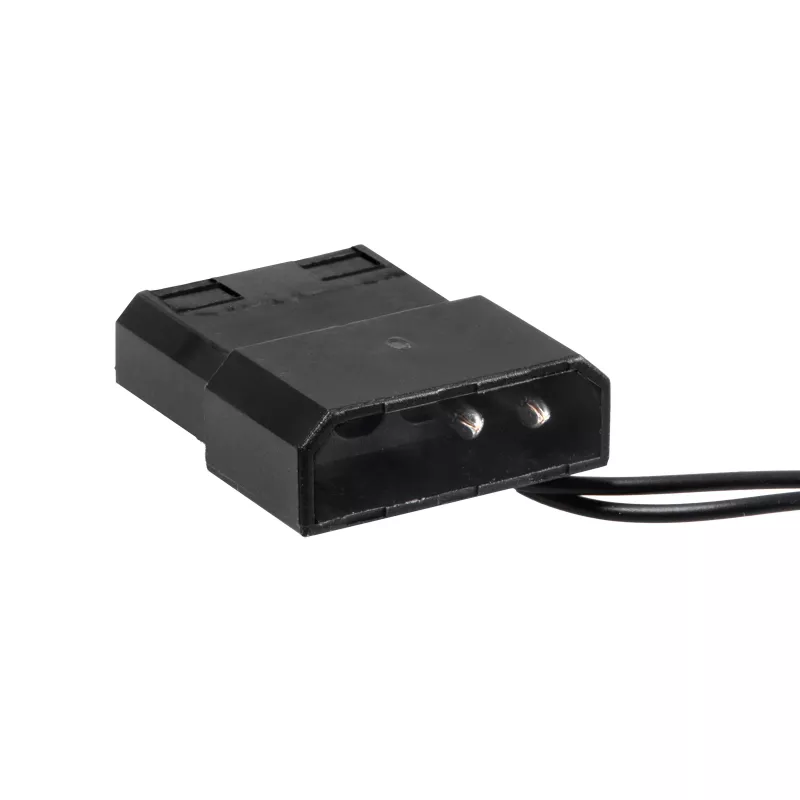 Akyga AW-12A-BR 120-mm behuizingsventilator, 4 rode LED's, Molex / 3-pin