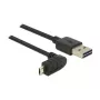 USB-kabel DeLOCK 83849 USB 2.0 0,5m USB A Micro-USB B zwart