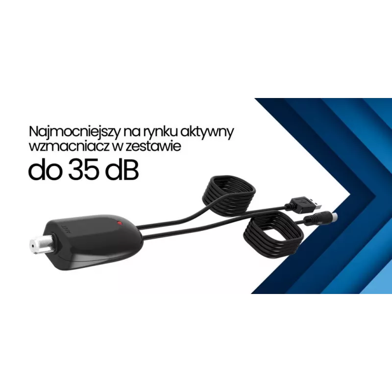 Auto DVB-T antenne Shark SHA301CAR met actieve versterker voor tv-ontvangst in de auto