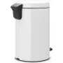 Brabantia pedaalemmer Newicon 12,0 L wit