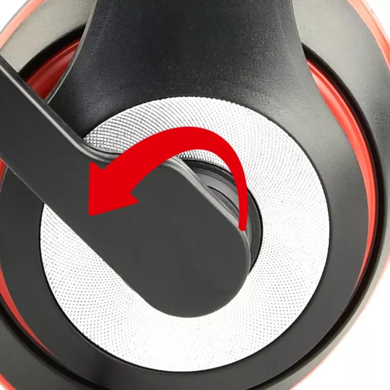 Bedrade gaming-headset GEMBIRD MHS-03-BKRD — binaural, omsluitend, 3,5 mm, 1,8 m kabel, rood/zwart