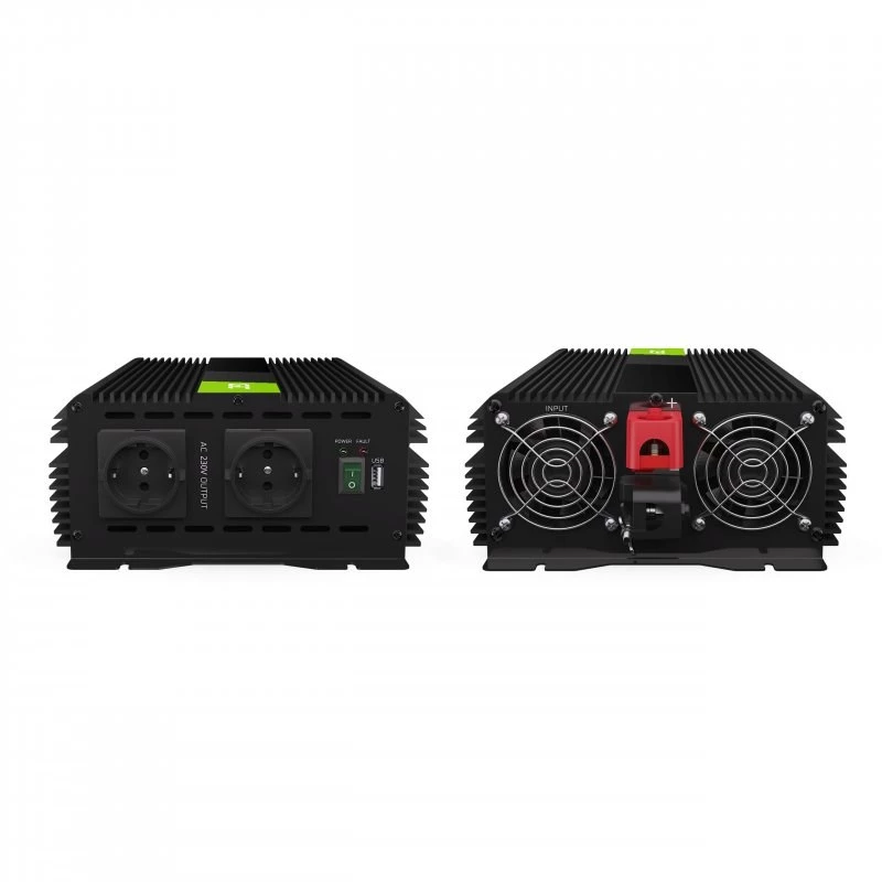 Omvormer Green Cell INVGC12 auto 3000 W zwart