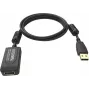 USB-kabel USB 2.0 Vision TC 5MUSBEXT+/BL zwart 5 m