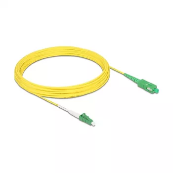 DeLOCK InfiniBand/glasvezelkabel 10 m LC SC geel 83876