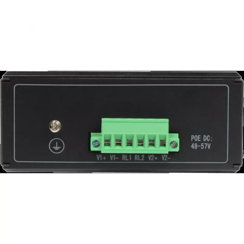 Managed industriële PoE switch ALLNET ALL-SGI8106PMJ 4 PoE + 2 uplink poorten