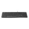 K120 bedraad toetsenbord, bedraad, USB, QWERTZ, zwart