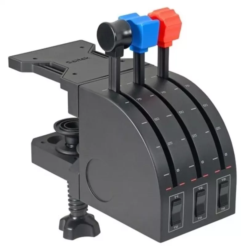 Logitech Saitek Pro Flight Throttle Quadrant - gasregelaar - bedraad - voor pc (945-000015)