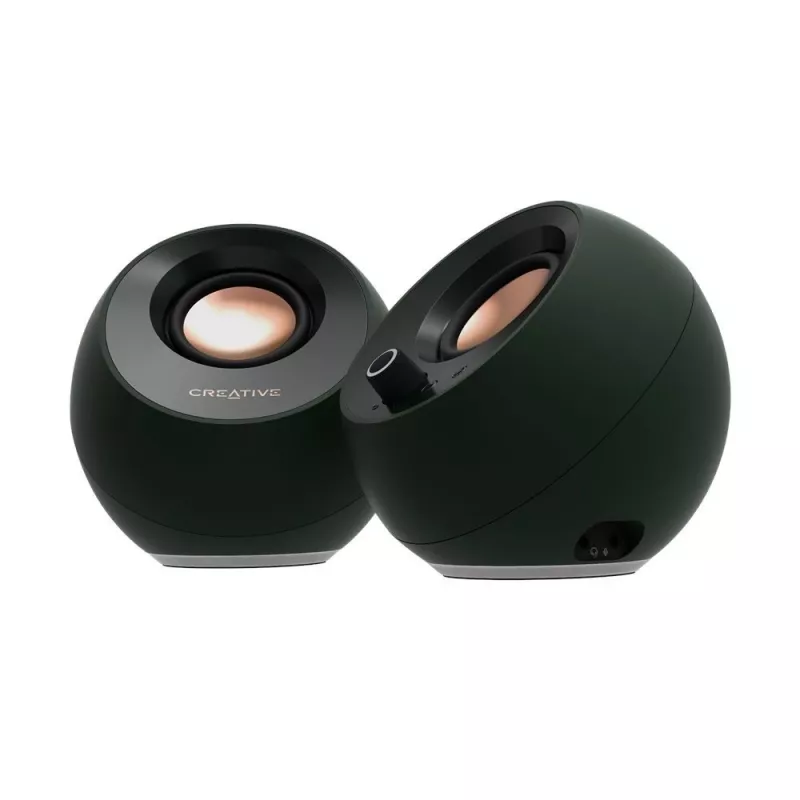 Creative Labs Creative Pebble Pro - luidspreker - voor pc - 2.0-kanaals - draadloos - Bluetooth - USB - 30 watt (totaal) (51MF1710AA000)