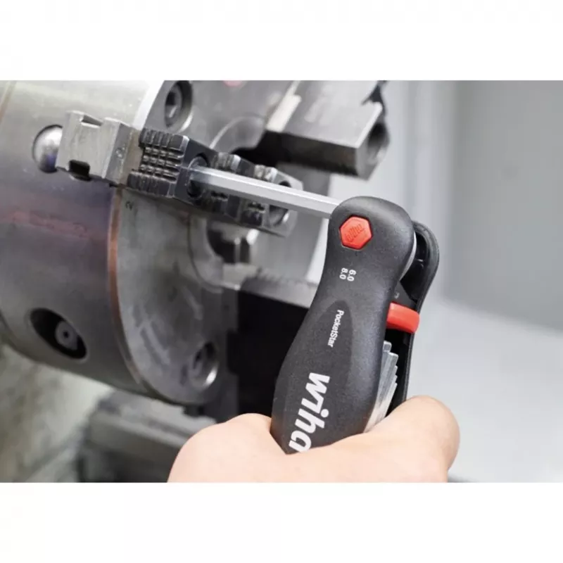 Zakschroevendraaier Wiha PocketStar multibit-schroevendraaier, lengte 120 mm, model 23047