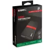 SSD Emtec 2 TB zwart USB Type-C 3.2 Gen 1 X200