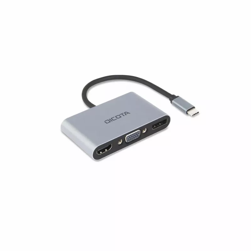 DICOTA D32064 mobiel dockstation tablet/smartphone/laptop zilver