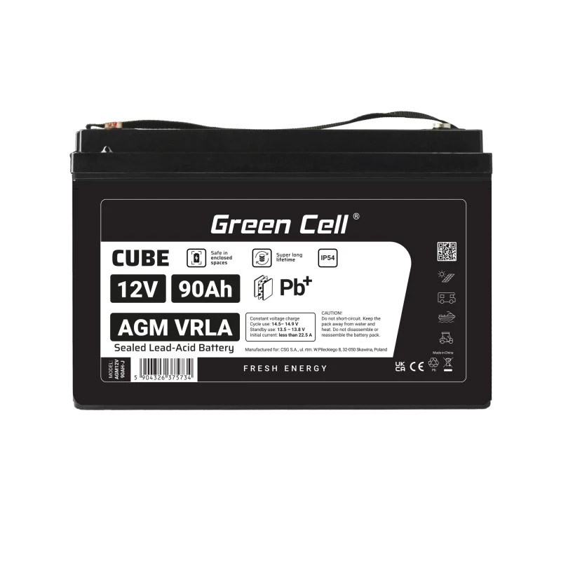 Batterij AGM VRLA 12V 90Ah IP54