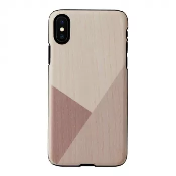 Smartphonehoesje man and wood voor iPhone X/XS — tulp zwart