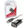 UNITEK Y-105 seriële kabel zwart 1,5 m USB Type-A DB-9