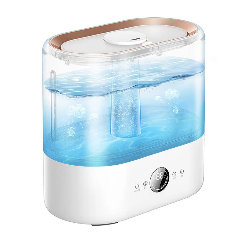 Luchtbevochtiger Deerma ST636W, 4,5 L tank, 28 W, goud/wit, 277×156×270 mm