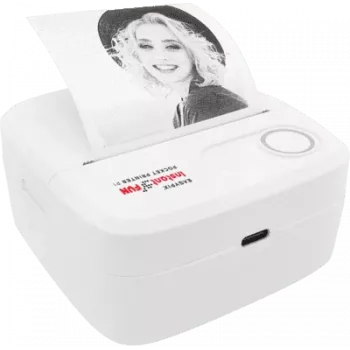 Zakprinter EASYPIX InstantFUN P1 — compacte bluetooth-fotoprinter, draagbare instantprint