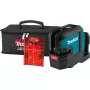 Makita SK105DZ accu-kruislijnlaser, 12 V max, zonder accu