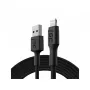 Lightning-kabel Green Cell KABGC18 — 2 m, Lightning naar USB-A, zwart