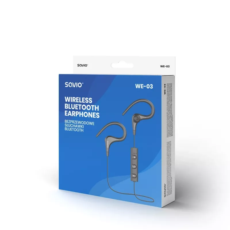Savio WE-03 draadloze Bluetooth-oordopjes