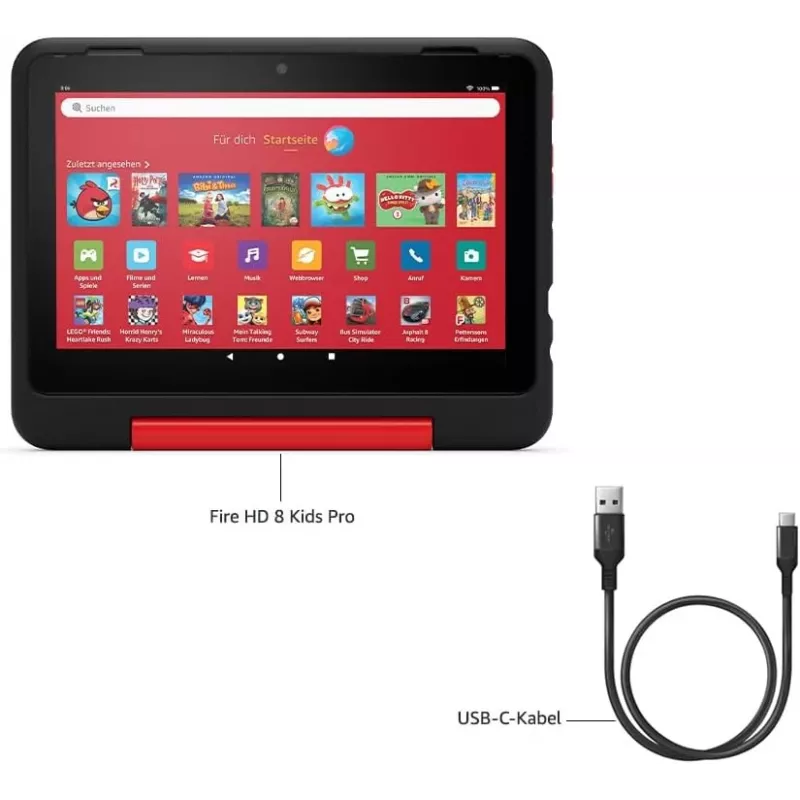 Amazon | Fire HD 8 Kids Pro (2024) | roze | 1280 x 800 pixel | 32 GB | Wi-Fi | 802.11ac | Bluetooth-versie 5.2