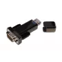 Microconnect USBADB9M kabel gender changer USB 2.0 serieel zwart