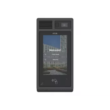Video-deurintercom AXIS I8307-VE 7 inch (17,8 cm) capacitief touchscreen, 800×480, 4K max, IP66, microSD-ondersteuning, zwart