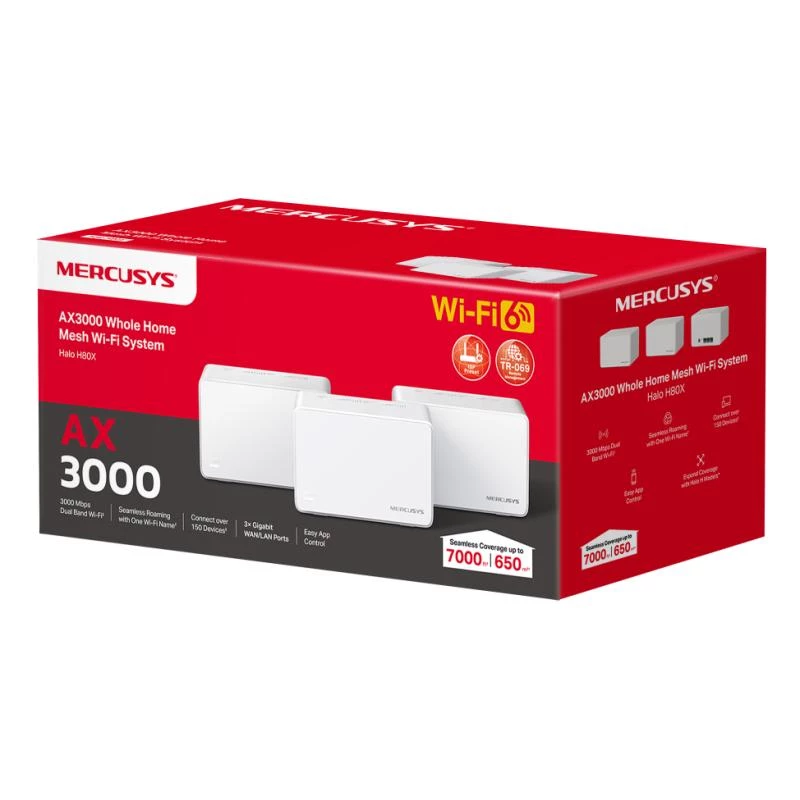 Mesh-systeem Mercusys Halo H80X (3-pack)