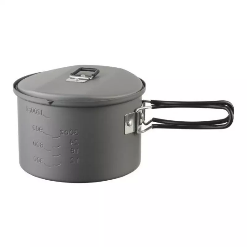 ESBIT PT1600HA campingkookpan 1,6 L aluminium, zwart