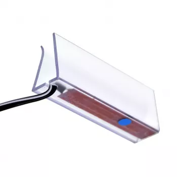 Op plank gemonteerde LED-lamp cama meble Cama rechthoekig 2LED opbouw zwart koelwit