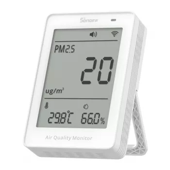 Luchtkwaliteitsmeter WiFi LCD Sonoff AirGuard PM2.5 SAWF-07P