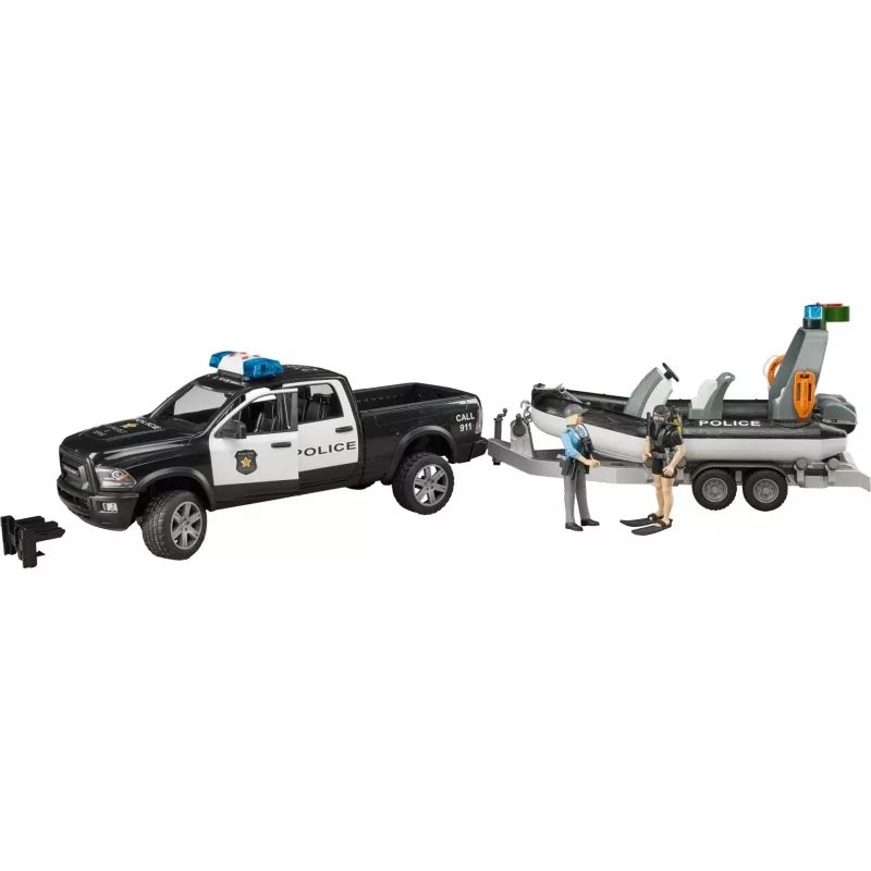 Dodge RAM 2500 Police pickup met boot