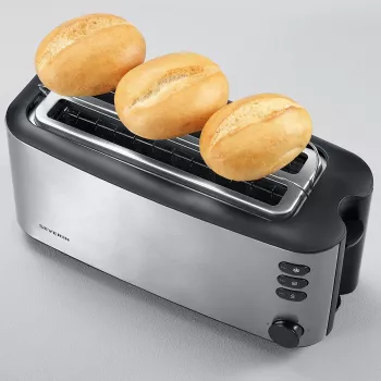 Severin AT 2509 (AT2509) toaster 4 sneetjes rvs