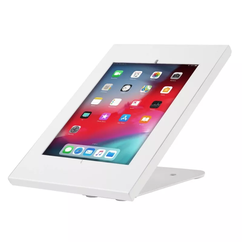 Tafelstandaard MACLEAN MC-909W in hoogte verstelbaar wit voor tablets en apparaten
