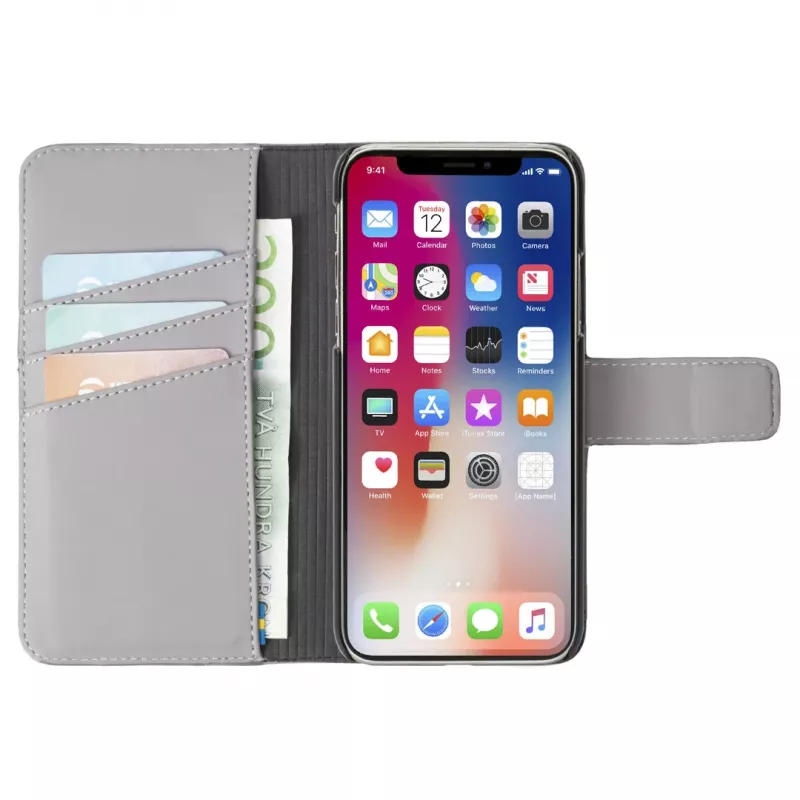 Folio Case Krusell Loka iPhone XS Max 16.5 cm grijs