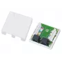 Kabelconnector Alantec GN002 2×RJ45 bus–bus wit recht kunststof